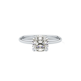 Cushion Solitaire Lab Grown Engagement Ring