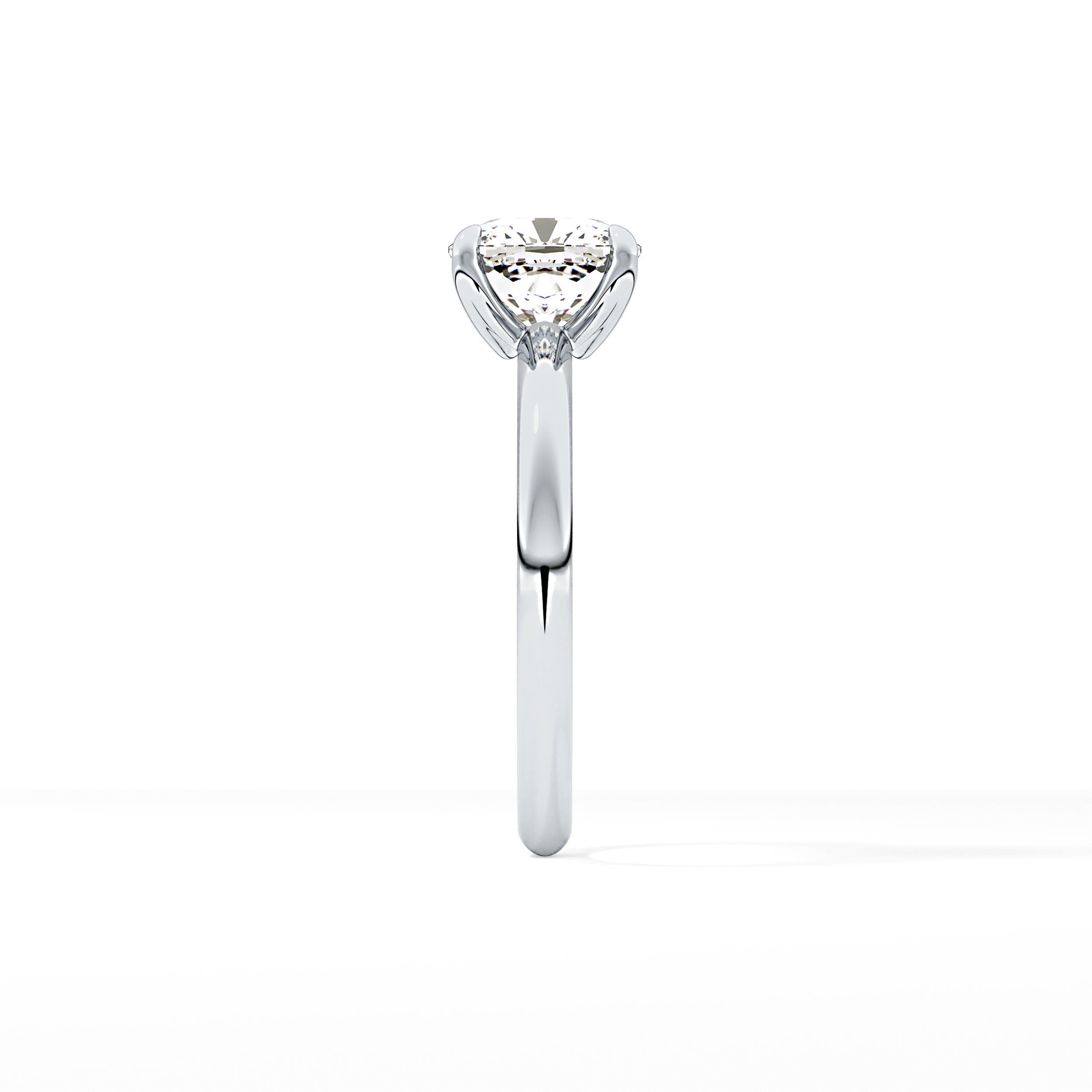 Cushion Solitaire Lab Grown Engagement Ring
