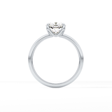 Cushion Solitaire Lab Grown Engagement Ring
