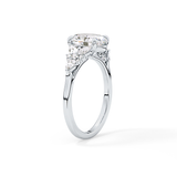 Oval Cluster Lab Grown Diamond Engagement Ring