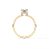 Radiant Hidden Halo Lab Grown Diamond Engagement Ring