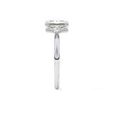 Radiant Hidden Halo Lab Grown Diamond Engagement Ring