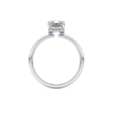Radiant Hidden Halo Lab Grown Diamond Engagement Ring