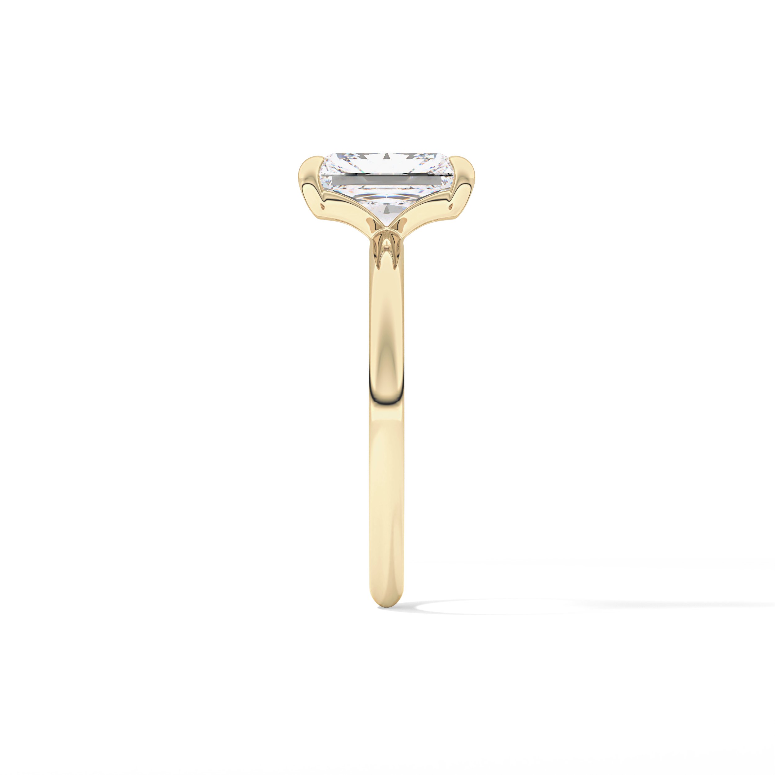 Radiant Solitaire Lab Grown Engagement Ring