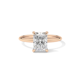 Radiant Solitaire Lab Grown Engagement Ring