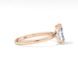 Radiant Solitaire Lab Grown Engagement Ring
