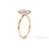 Radiant Solitaire Lab Grown Engagement Ring