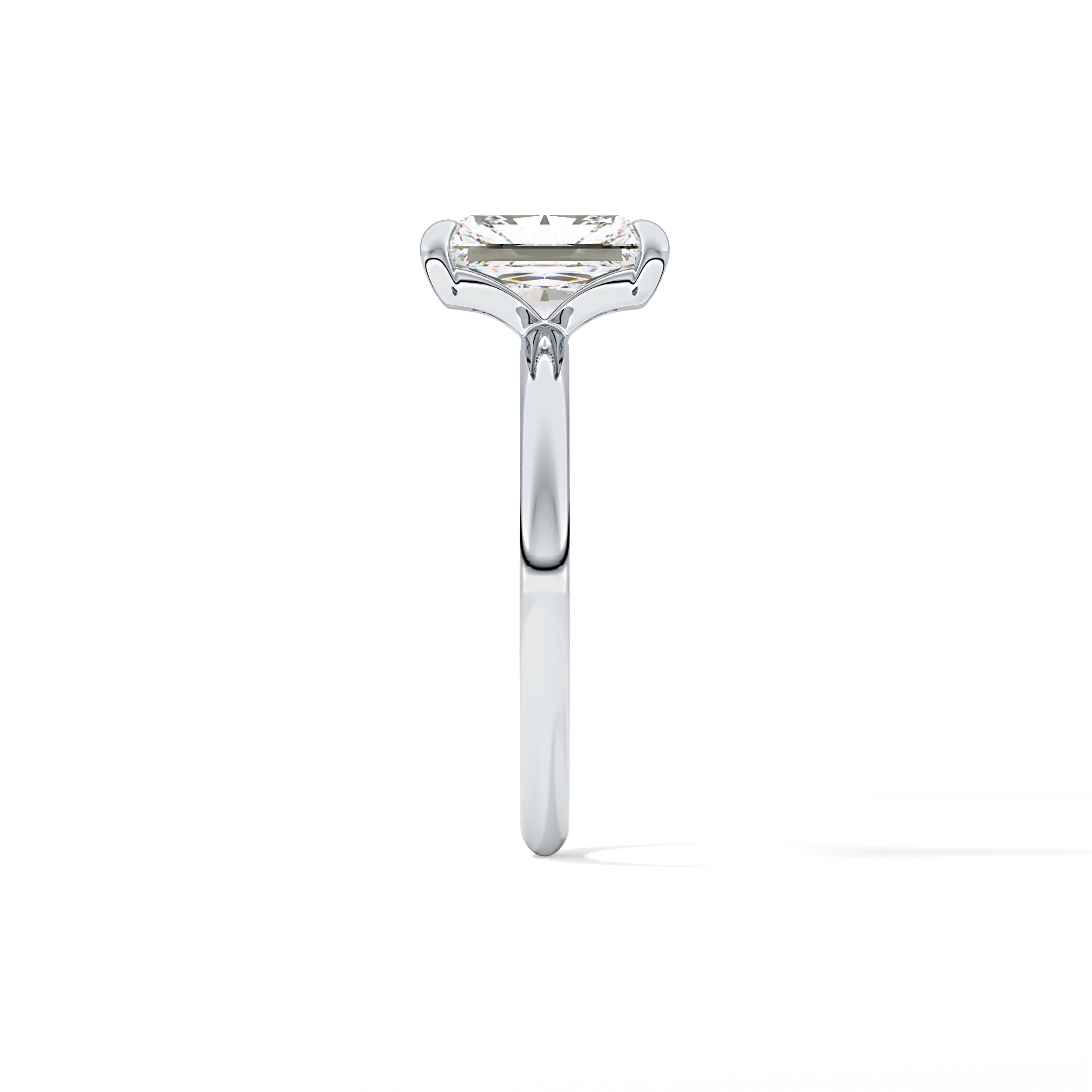 Radiant Solitaire Lab Grown Engagement Ring