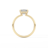 Asscher Solitaire Lab Grown Engagement Ring