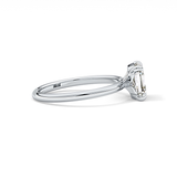 Asscher Solitaire Lab Grown Engagement Ring