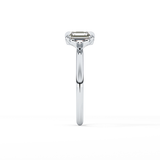 Asscher Solitaire Lab Grown Engagement Ring