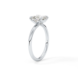Asscher Solitaire Lab Grown Engagement Ring