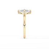 Princess Hidden Halo Lab Grown Diamond Engagement Ring
