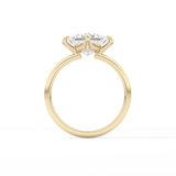 Princess Hidden Halo Lab Grown Diamond Engagement Ring