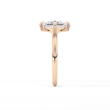 Princess Hidden Halo Lab Grown Diamond Engagement Ring