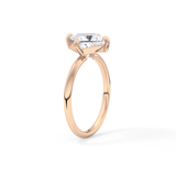 Princess Hidden Halo Lab Grown Diamond Engagement Ring