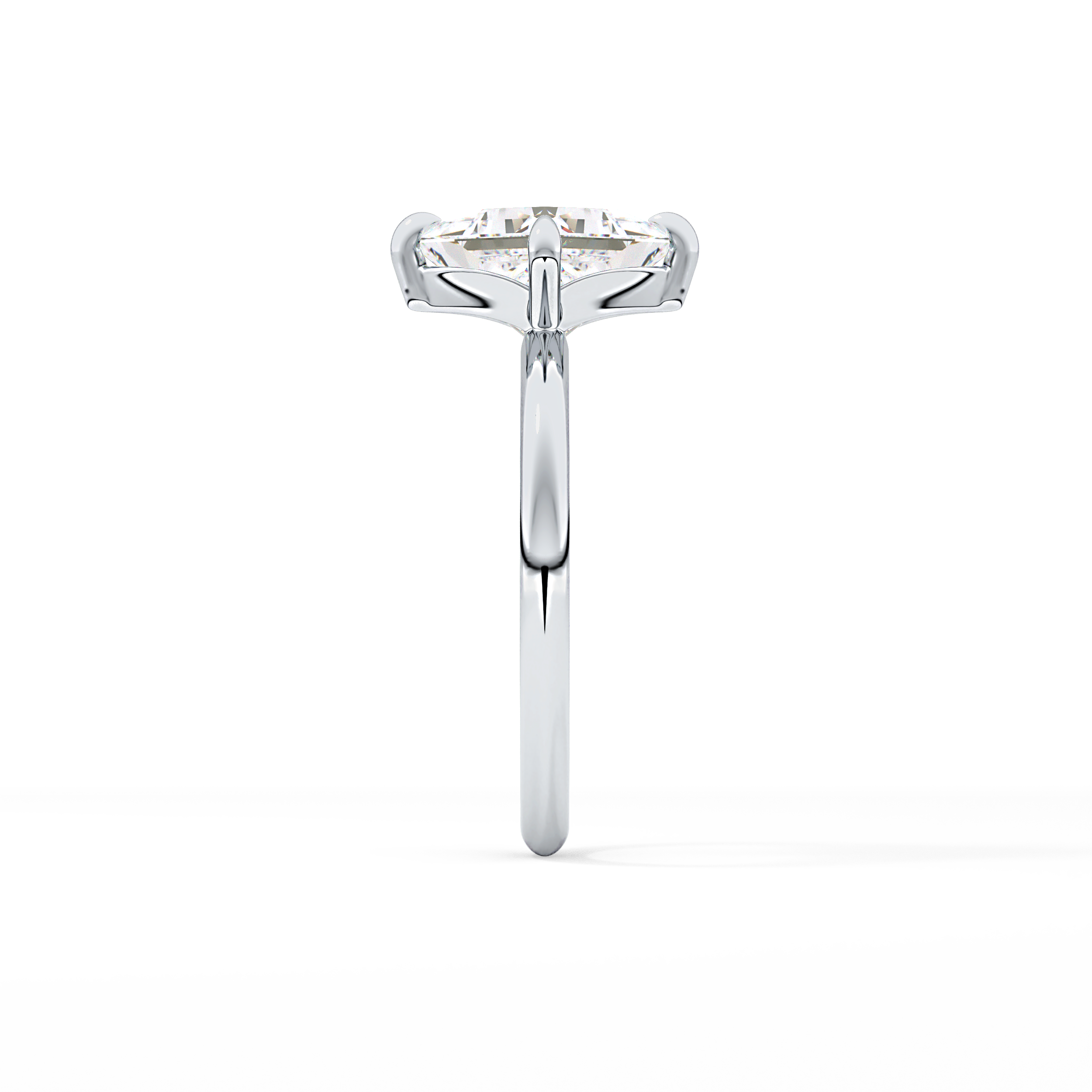Princess Hidden Halo Lab Grown Diamond Engagement Ring