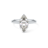 Marquise Hidden Halo Lab Grown Diamond Engagement Ring