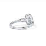 Oval Three Stone Lab Grown Diamond Engagement Ring