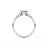 Oval Three Stone Lab Grown Diamond Engagement Ring