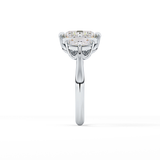 Oval Three Stone Lab Grown Diamond Engagement Ring