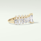 Radiant Pave Lab Grown Diamond Engagement Ring