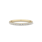 0.74 TCW Round Cut Lab Grown Diamond Wedding Band