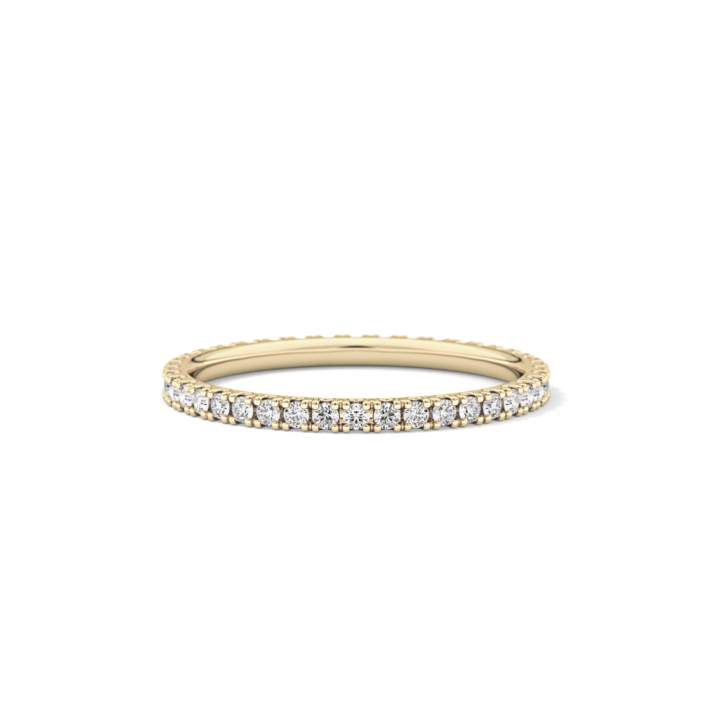 0.36 TCW Round Lab Grown Diamond Wedding Band