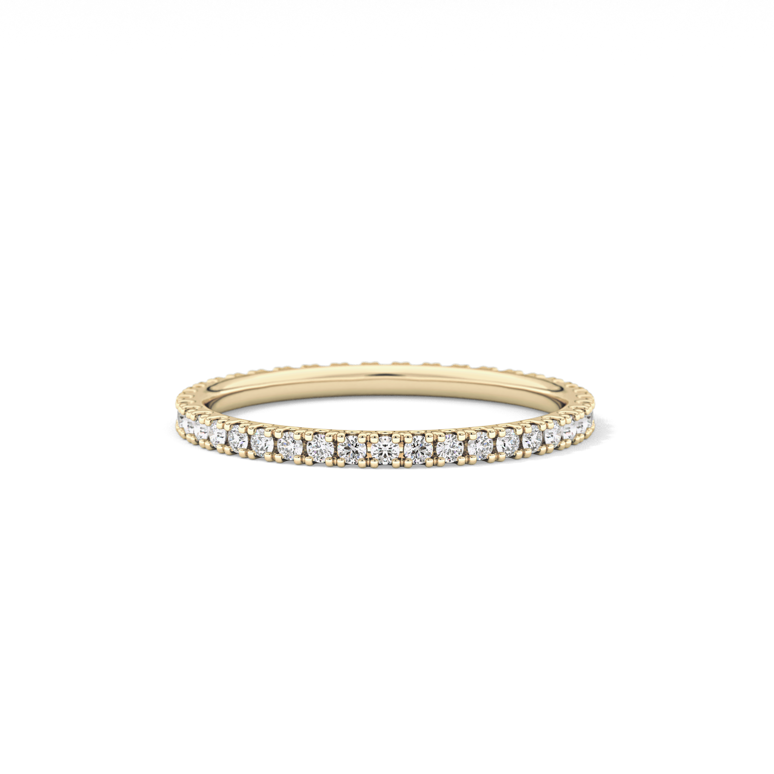 0.36 TCW Round Lab Grown Diamond Wedding Band