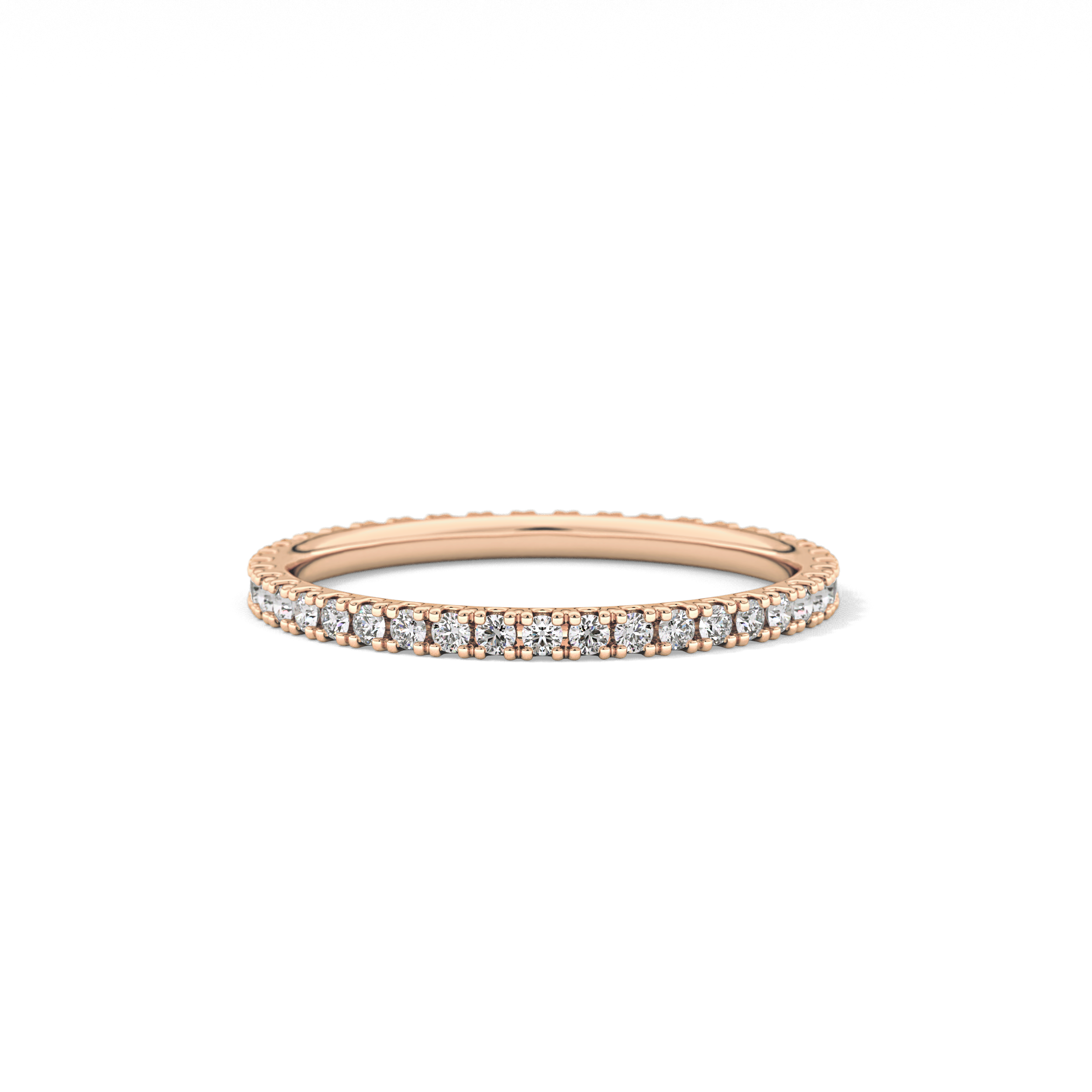 0.36 TCW Round Lab Grown Diamond Wedding Band