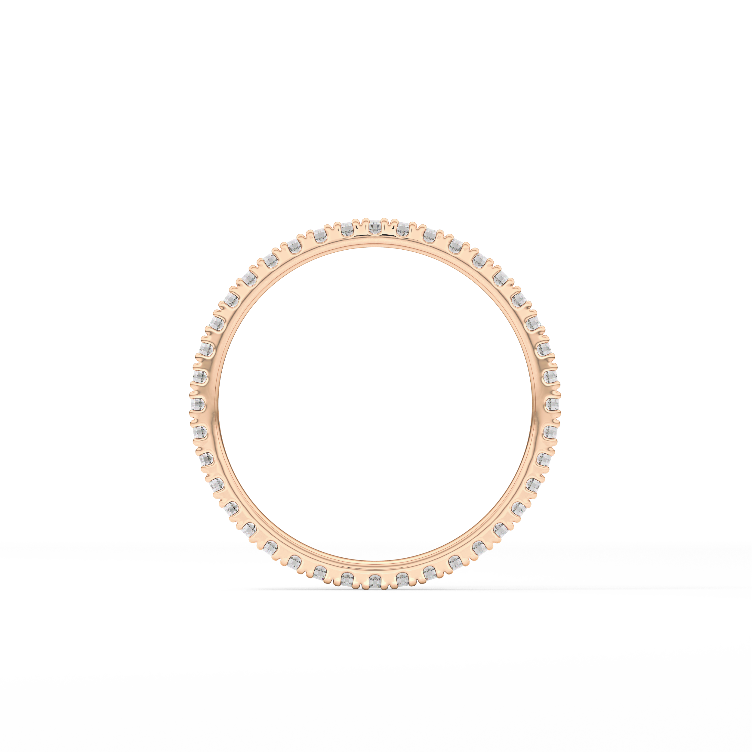 0.36 TCW Round Lab Grown Diamond Wedding Band
