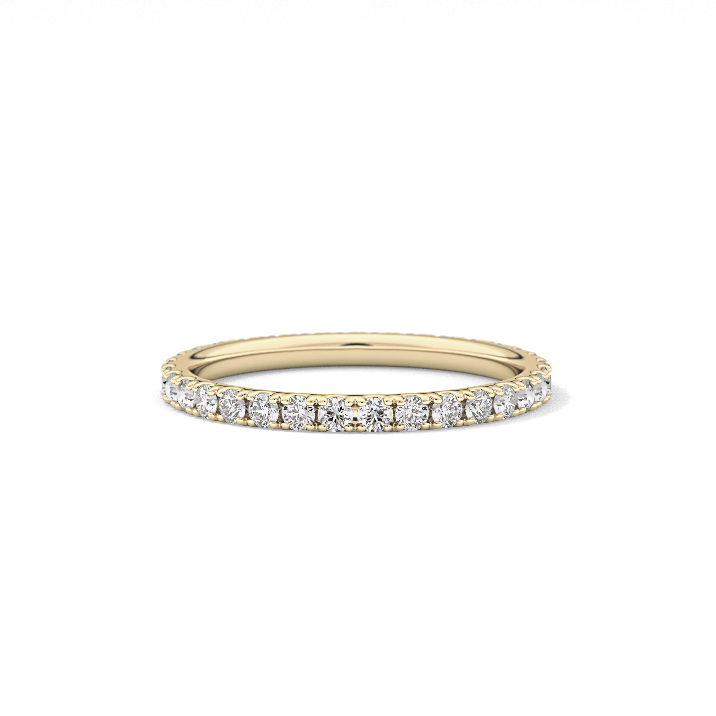 0.74 TCW Round Lab Grown Diamond Wedding Band