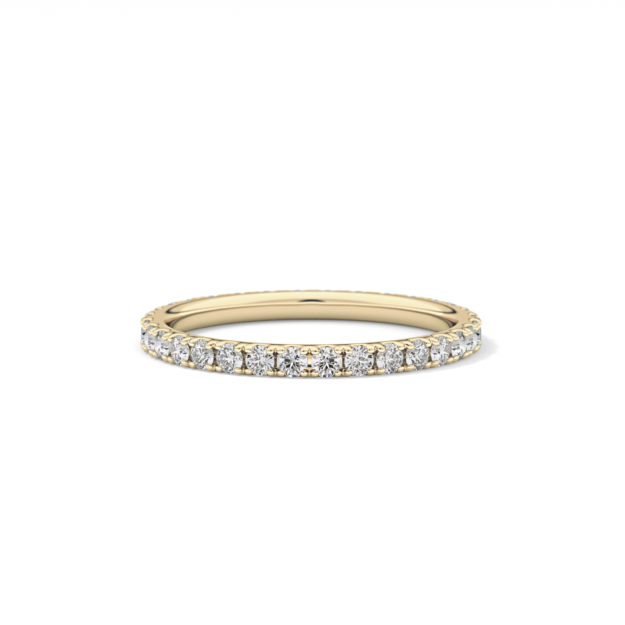 0.74 TCW Round Lab Grown Diamond Wedding Band