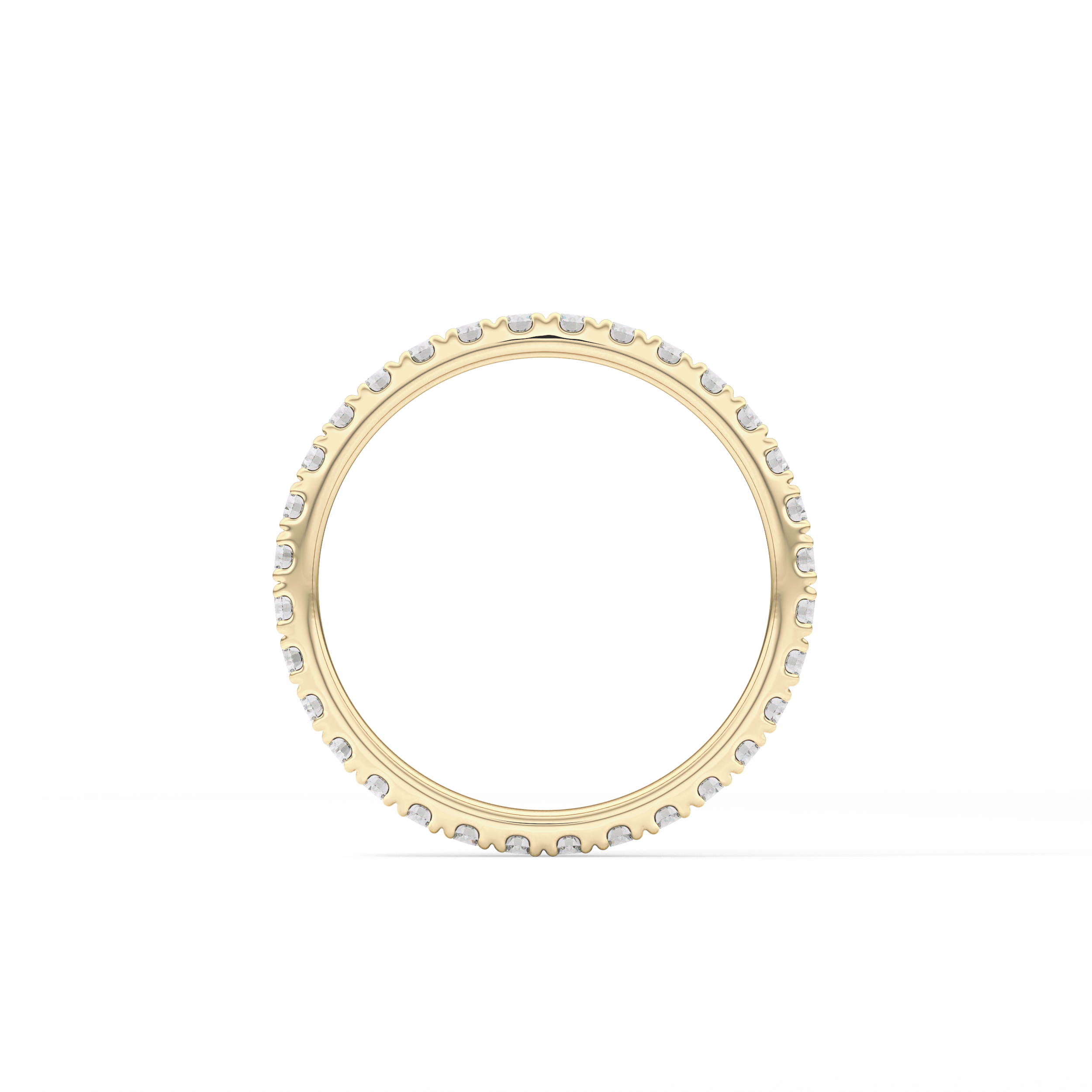 0.74 TCW Round Lab Grown Diamond Wedding Band