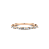 0.74 TCW Round Lab Grown Diamond Wedding Band