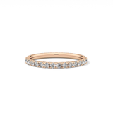 0.74 TCW Round Lab Grown Diamond Wedding Band