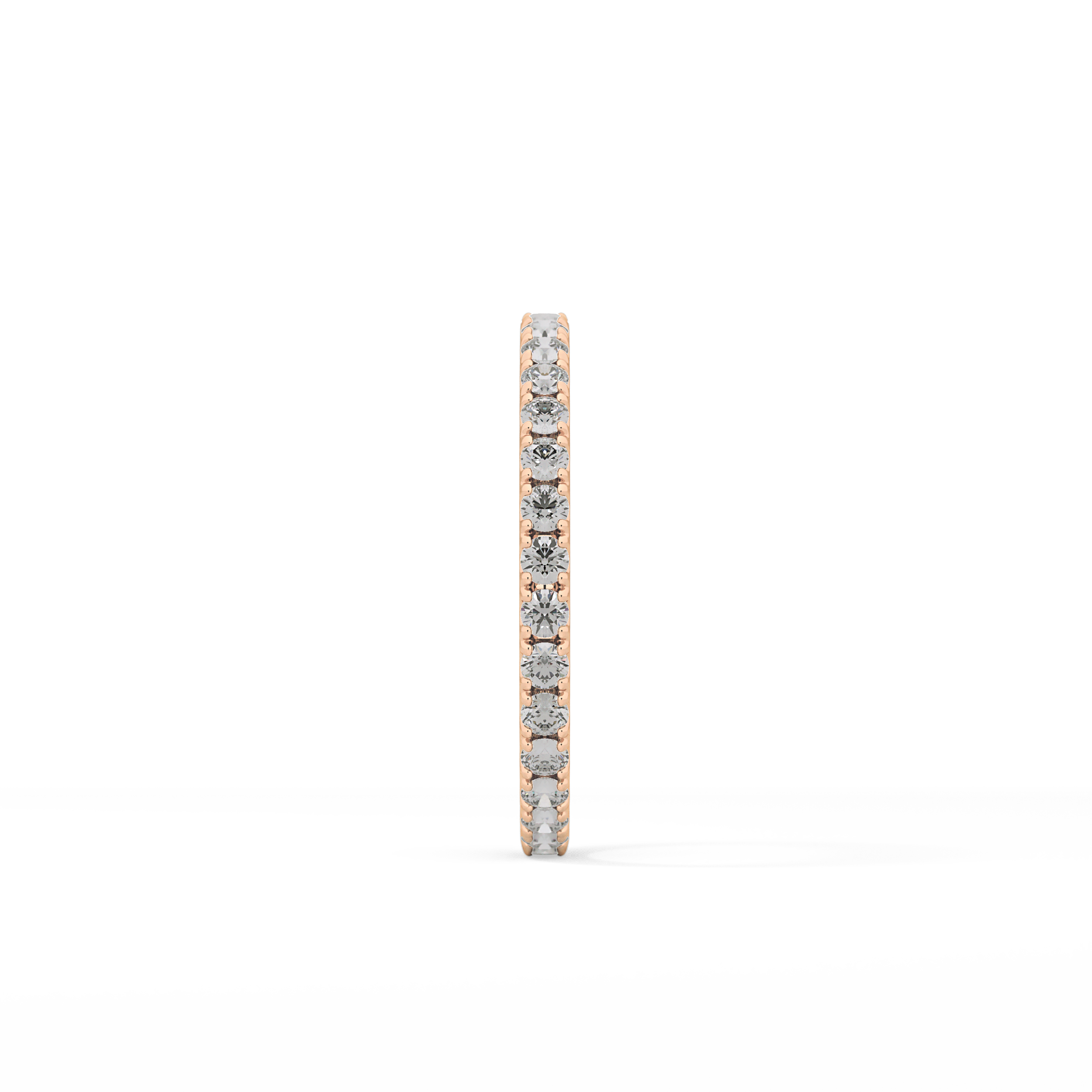 0.74 TCW Round Lab Grown Diamond Wedding Band