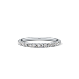 0.74 TCW Round Lab Grown Diamond Wedding Band