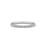 0.74 TCW Round Lab Grown Diamond Wedding Band