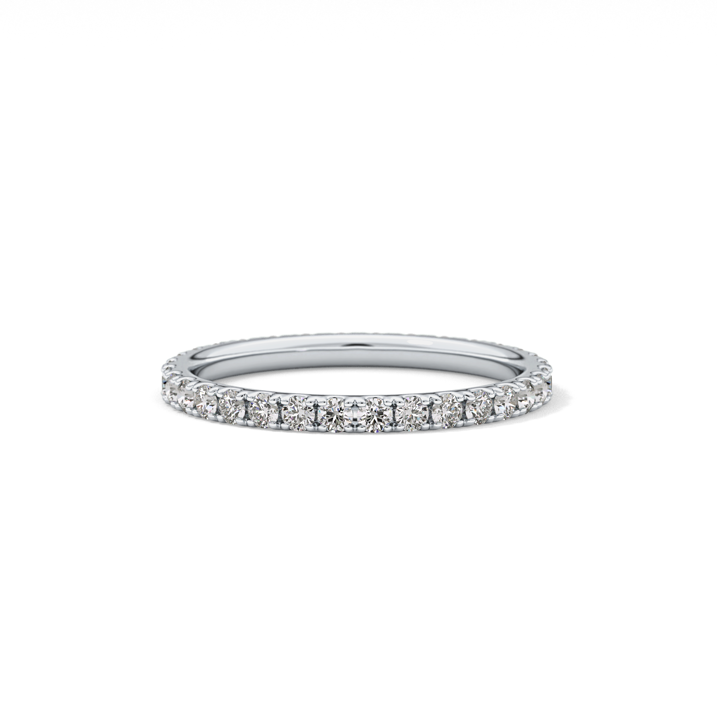 0.74 TCW Round Lab Grown Diamond Wedding Band