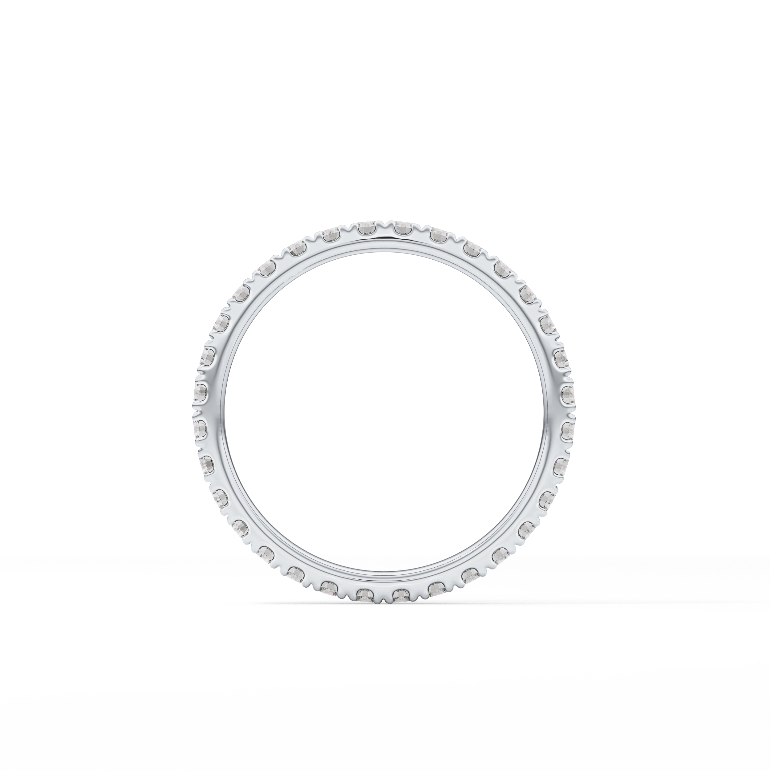 0.74 TCW Round Lab Grown Diamond Wedding Band