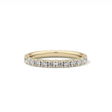 0.84 TCW Round Lab Grown Diamond Wedding Band