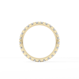 0.84 TCW Round Lab Grown Diamond Wedding Band