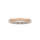 0.84 TCW Round Lab Grown Diamond Wedding Band
