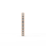 0.84 TCW Round Lab Grown Diamond Wedding Band