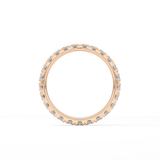 0.84 TCW Round Lab Grown Diamond Wedding Band
