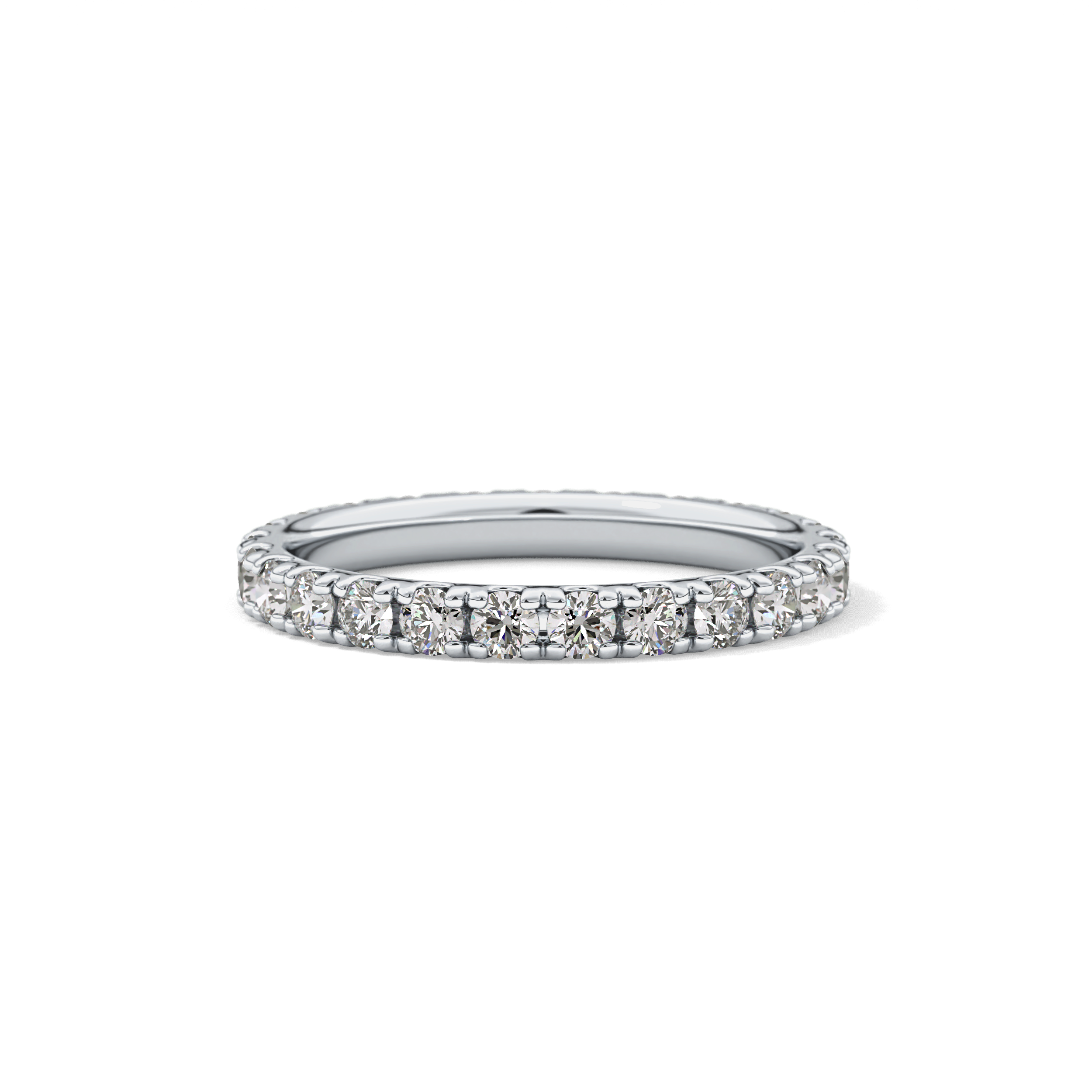 0.84 TCW Round Lab Grown Diamond Wedding Band