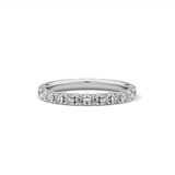 0.84 TCW Round Lab Grown Diamond Wedding Band