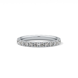 0.84 TCW Round Lab Grown Diamond Wedding Band