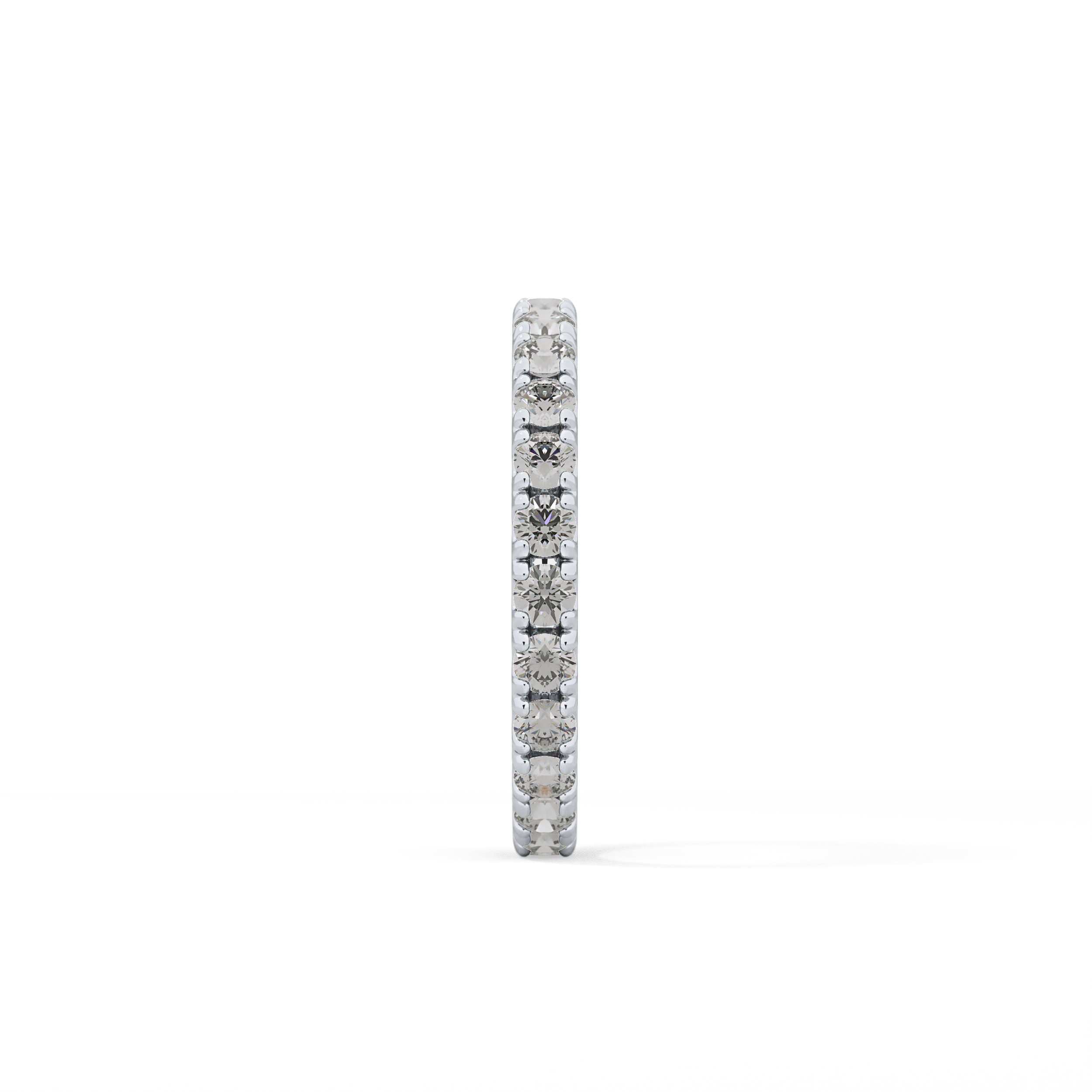 0.84 TCW Round Lab Grown Diamond Wedding Band
